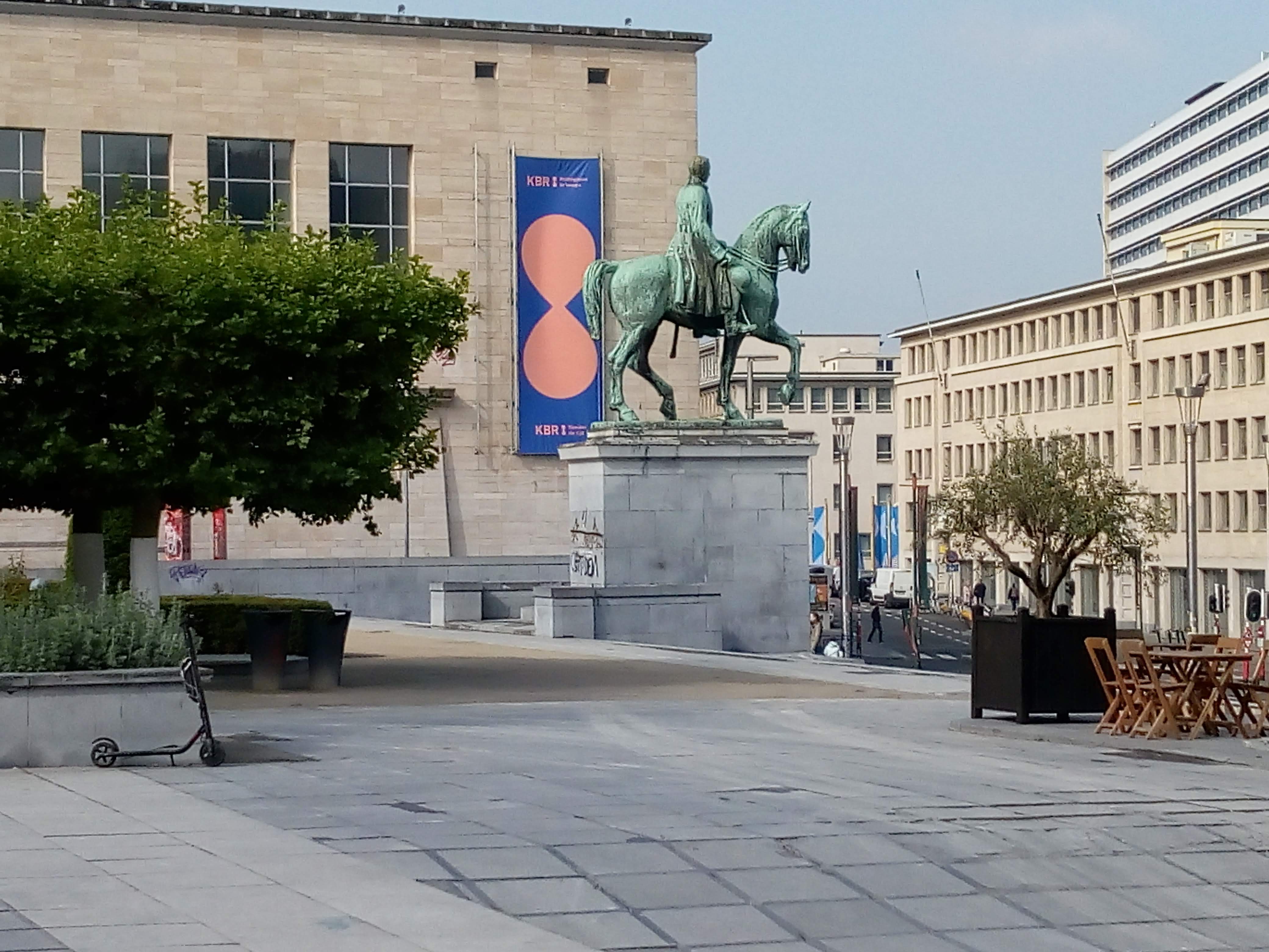 Jardins en terrasses du Mont des Arts et vieille ville